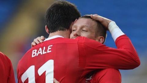 Gareth Bale a Craig Bellamy