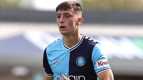 Wycombe Wanderers goalscorer Cameron Humphreys.