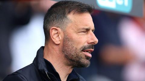 Ruud van Nistelrooy in the dugout