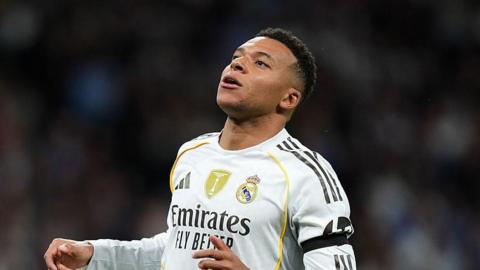Real Madrid's Kylian Mbappe