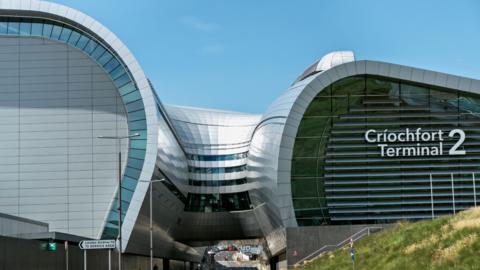 Dublin Airport Terminal 2 on a sunny day