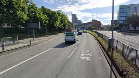 Google street view of Western Approach, where the incident is reported to have taken place