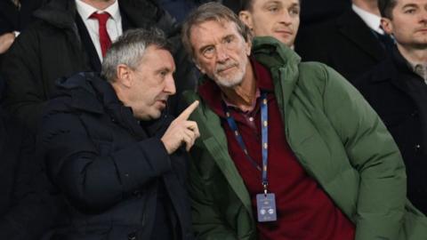 Manchester United technical director Jason Wilcox (left)