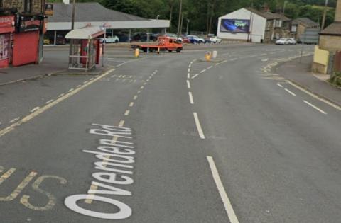 Google Street View image of the A629 Ovenden Road