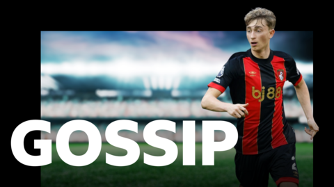 Gossip logo with Dean Huijsen alongside it