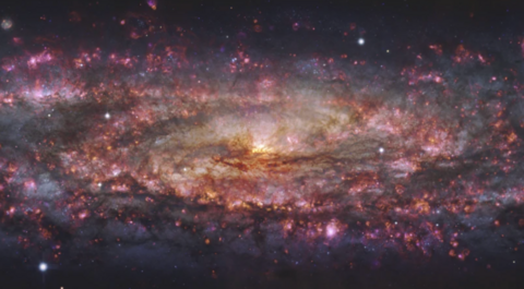 Image of the sculptor galaxy 