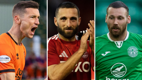 Dundee United, Aberdeen and Hibernian are vying for qualification