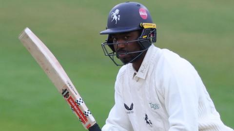 Tawanda Muyeye batting