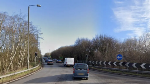 Kingsway roundabout in Derby