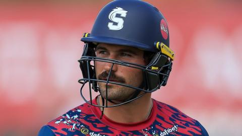 Northamptonshire batsman Tim Robinson.