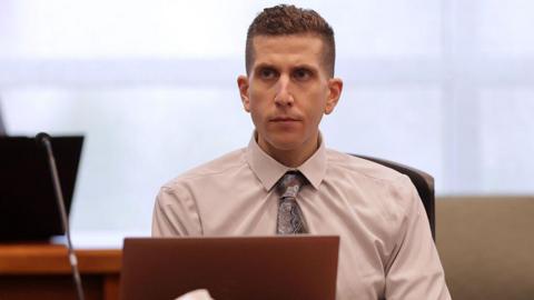 Bryan Kohberger sits at a change of plea hearing