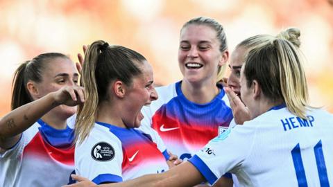 England celebrate