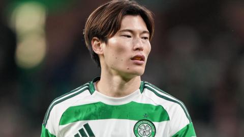 Kyogo Furuhashi during his time at Celtic