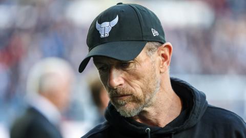 Oxford United manager Gary Rowett during the 2-1 loss at West Brom