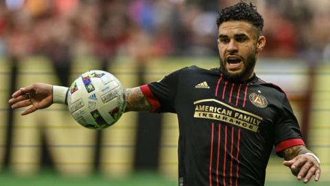 Dom Dwyer in action for Atlanta in MLS