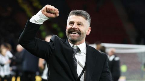 Stephen Robinson won the League Cup with St Mirren earlier this season