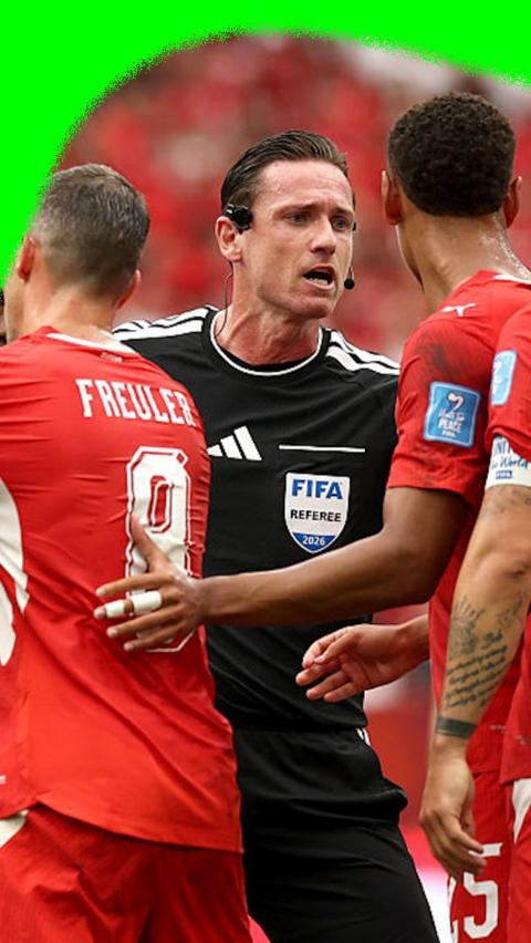 the ref trying to get control of the game