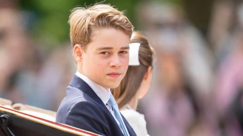 Prince George of Wales during Trooping The Colour on June 13, 2026 in London, England.