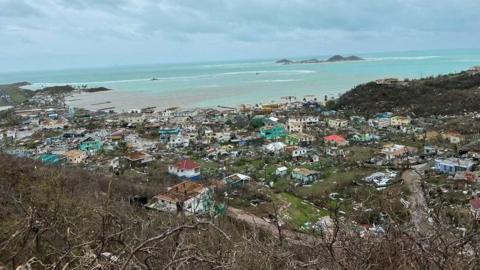 Union Island after Hurricane Beryl 