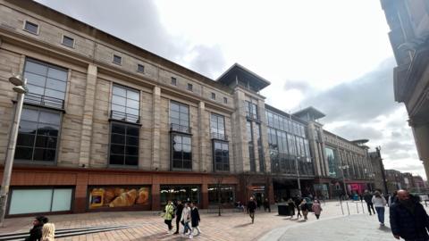 The Buchanan Galleries shopping centre from outside
