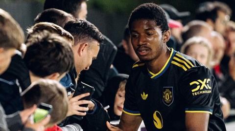 Manchester United striker Chido Obi