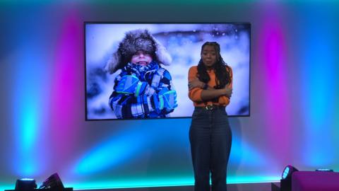 Emma-Louise in the studio