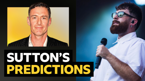 Sutton's predictions v singer-songwriter Sam Tompkins