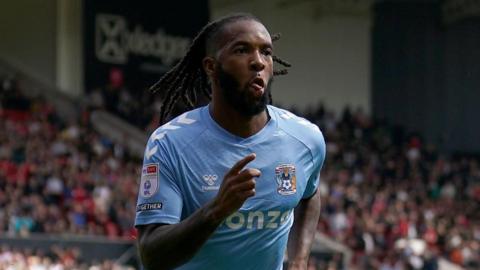 Kasey Palmer celebrates scoring