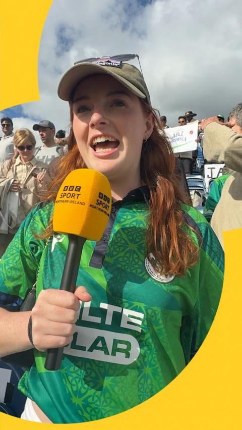 Ireland cricket fan
