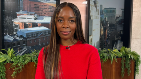 Dr Tosin in the Morning Live studio