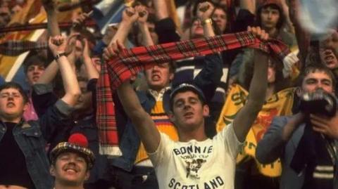 Scotland fans at the 1978 World Cup