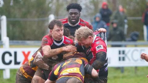 Action from Cornish Pirates v Ampthill