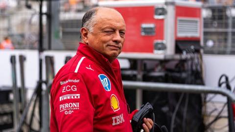 Fred Vasseur trackside in Austin 