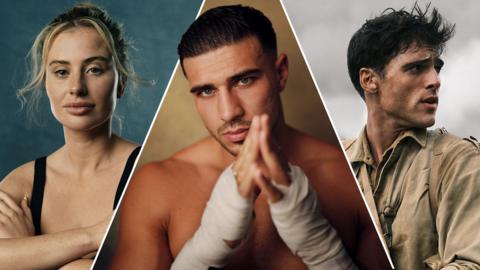 Chloe Ayling, Tommy Fury, Jacob Elordi in The Narrow Road to the Deep North