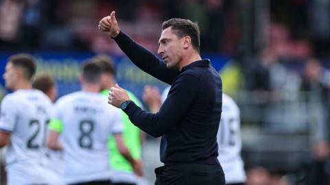 Ayr United manager Scott Brown