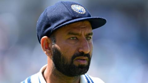 Cheteshwar Pujara during the ICC World Test Championship Final in 2023