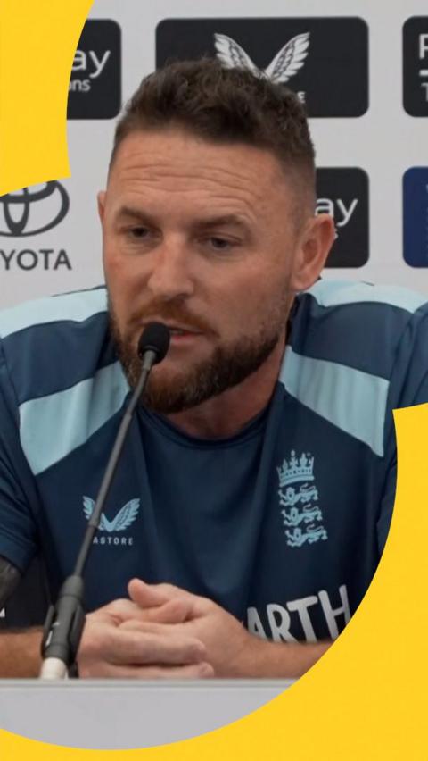 England head coach Brendan McCullum
