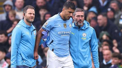 Manchester City midfielder Rodri 