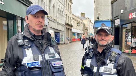 Street rangers on Falmouth high street