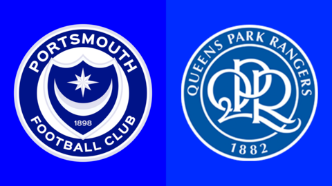 Portsmouth and QPR club badges