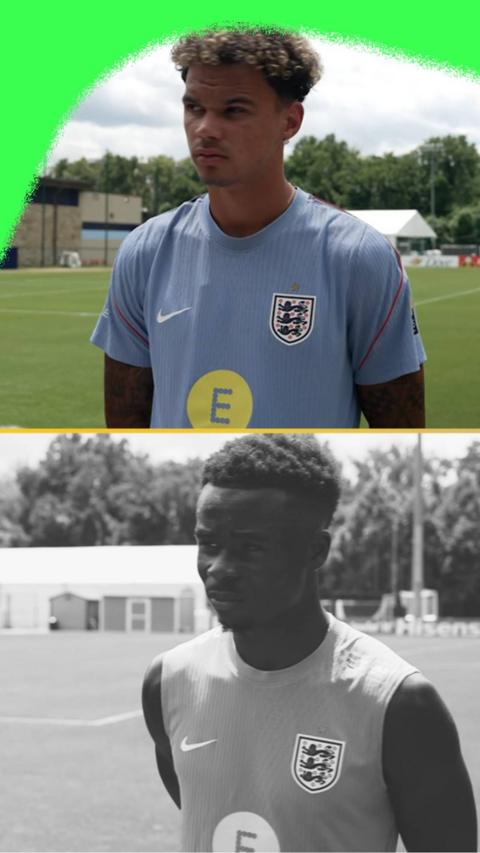 Nico O'Reilly and Bukayo Saka
