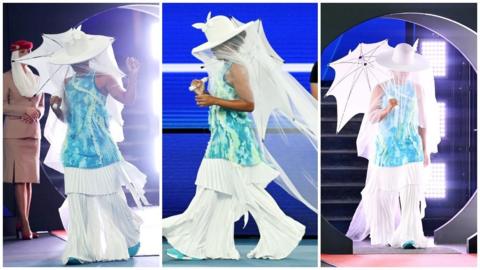 collage of Naomi osaka