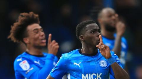 Kwame Poku scores for Peterborough 