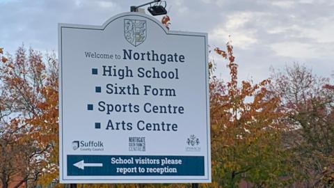 Sign for Northgate High School 