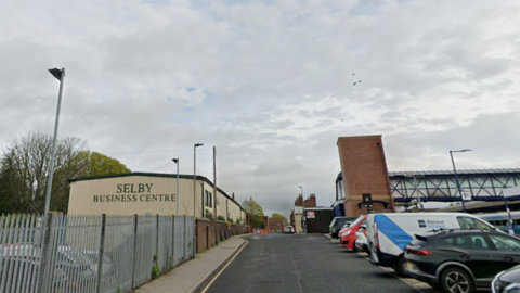 The exterior of Selby Business Centre, next to the car park for Selby Train Station.