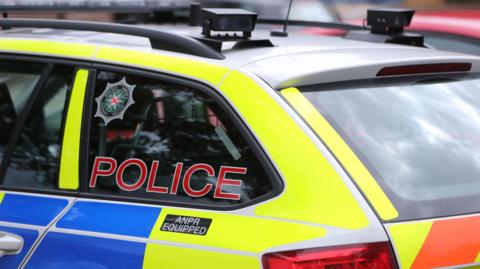Side view of PSNI car.