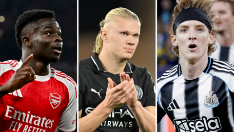 Arsenal, City, Newcastle