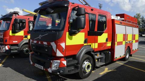 Tyne and Wear fire engines