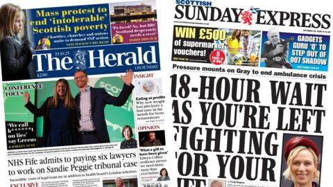 Herald on Sunday and Scottish Sunday Express