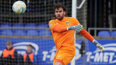 Daniel Gyollai in action for Glentoran